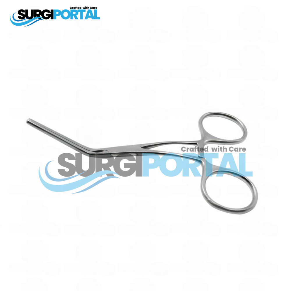 10 Pcs DeBAKEY Pediatric Multi-Purpose Clamp Angled Forceps Instruments