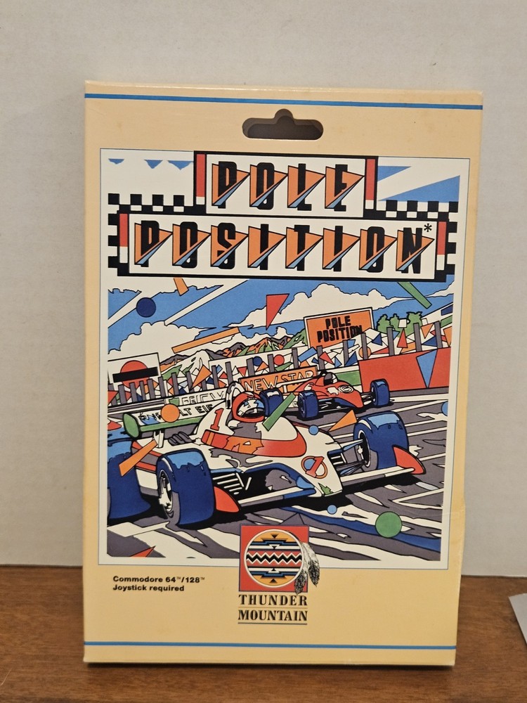 Pole Position by Thunder Mountain for Commodore 64/128 CIB