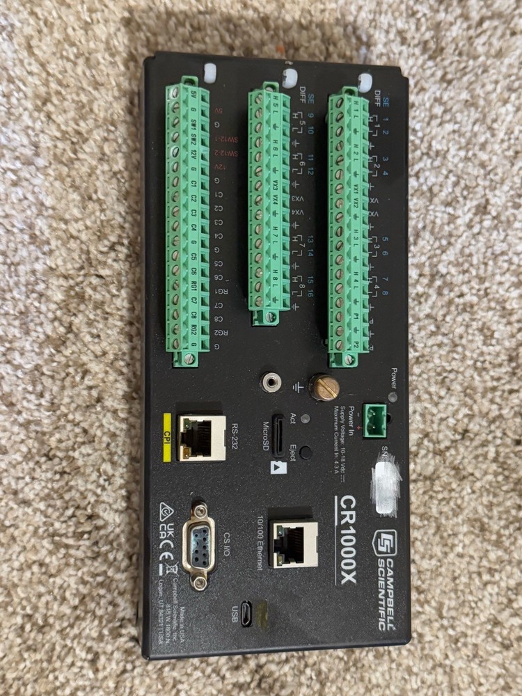 CR1000X Data Logger – High Precision, Multi-Input, Durable, good condition