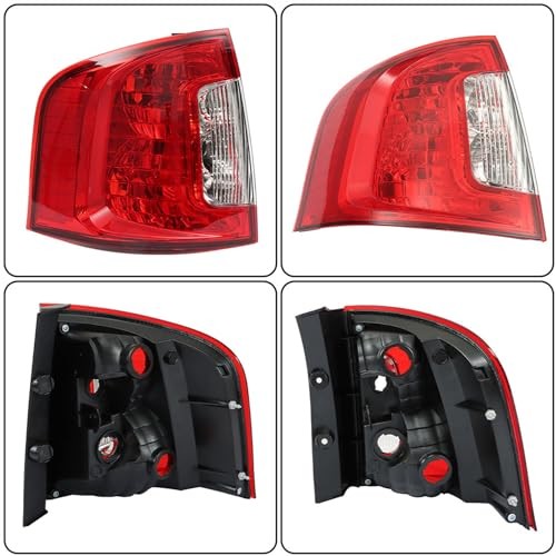 Tail Light Rear Brake Lamp Assembly Driver Side Replacement for Edge 2011-2014