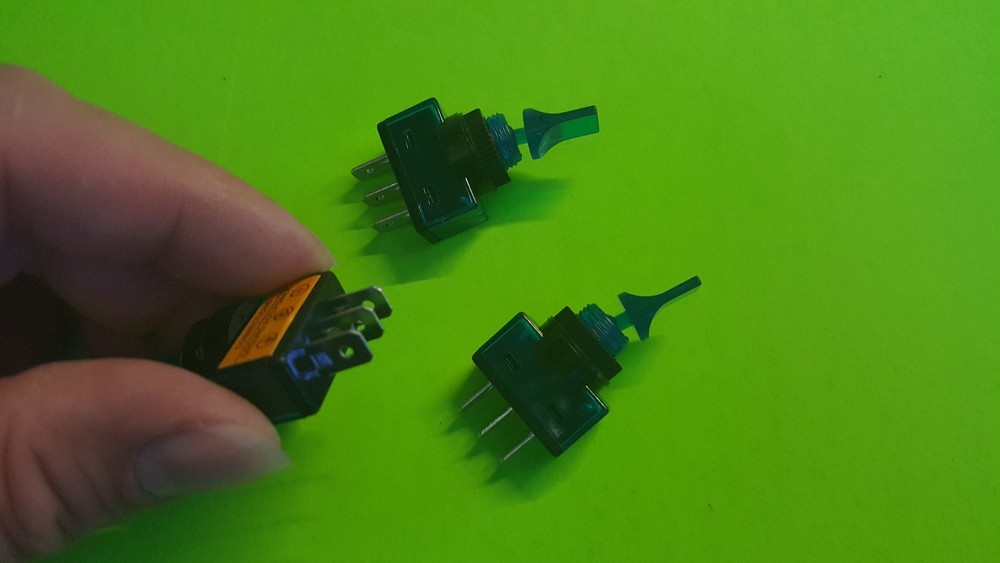 2 PACK - - 12 volt switch - 20A max.