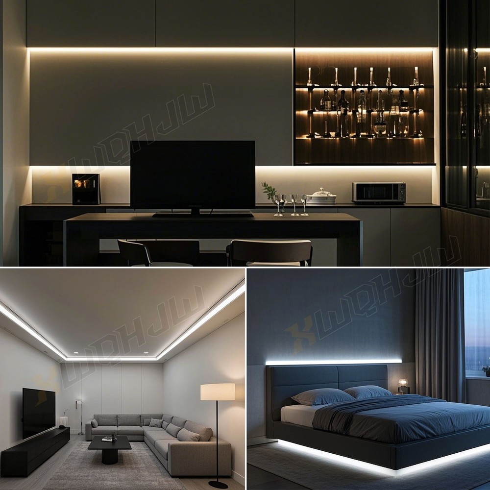 1x Waterproof 5M Light Strip + 1x White Strips Wireless Remote Control System