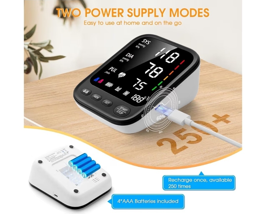 Invaxe Blood Pressure Machine, Automatic Upper Arm Blood Pressure Monitor,