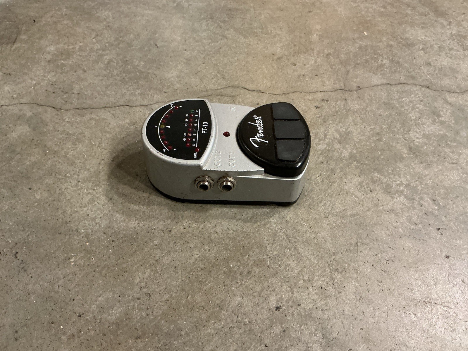 Fender PT-10 Chromatic Guitar Tuner Pedal TESTED 100% USED #VP7