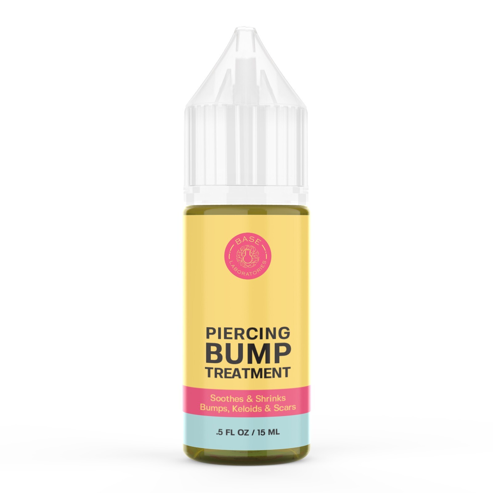 Base Labs Piercing Bump Shrinking Drops | Keloid Bump Remover 0.5 Fl Oz