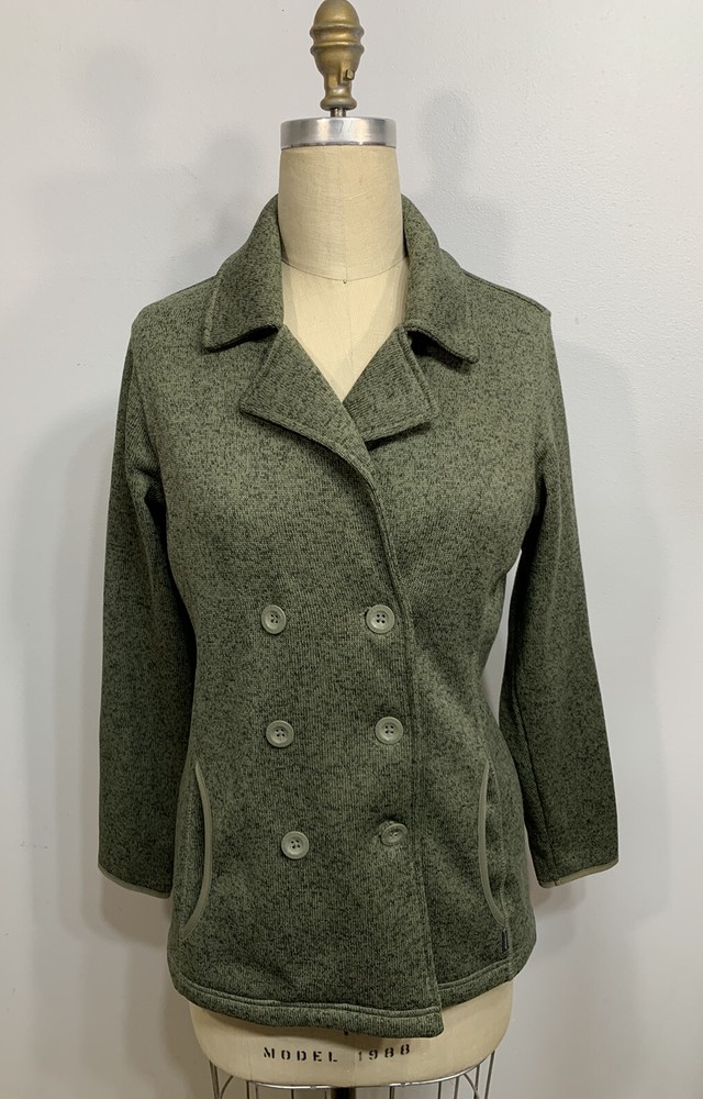 Eddie Bauer Peacoat Sweater Jacket Medium