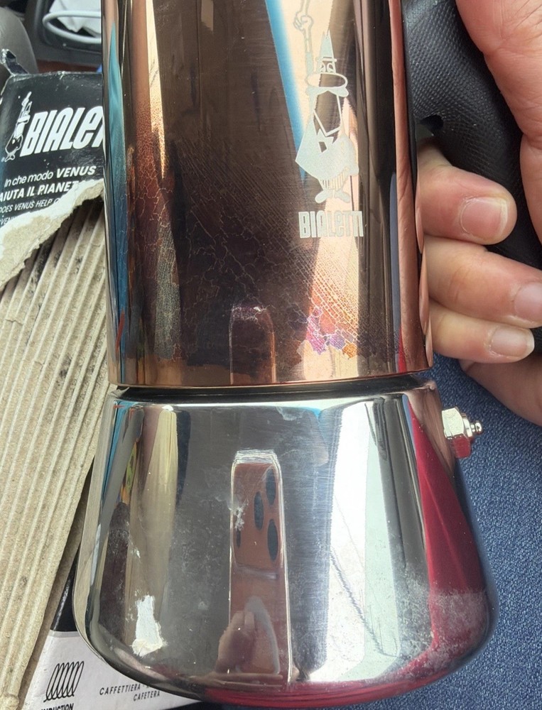 Bialetti Venus Coffee Espresso Maker - 4 Cups - Copper