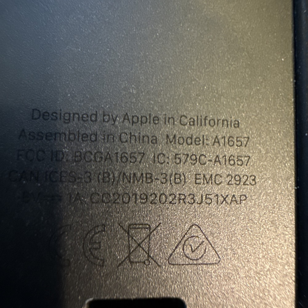 Apple Magic Mouse X 2 Untested - A1657 & A1296