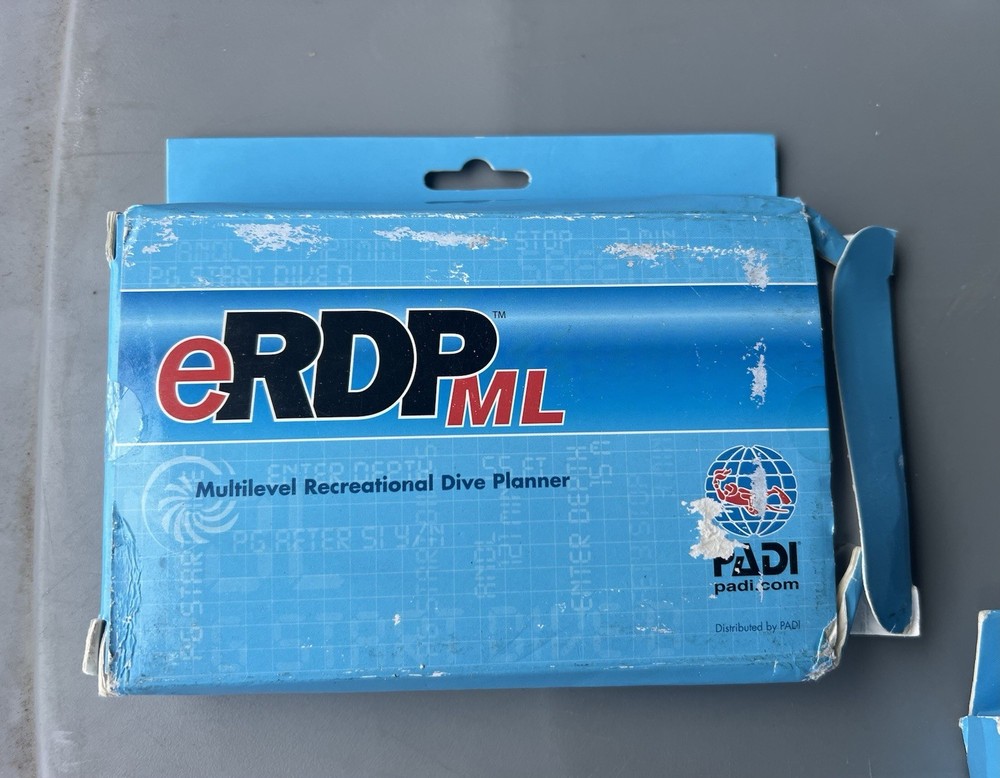 PADI eRDPML Multilevel Recreational Dive Planner with Instructions & Box