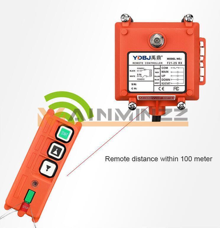 F21-2S Industrial Crane Wireless Remote Control 2Transmitters + 1Receiver NEW