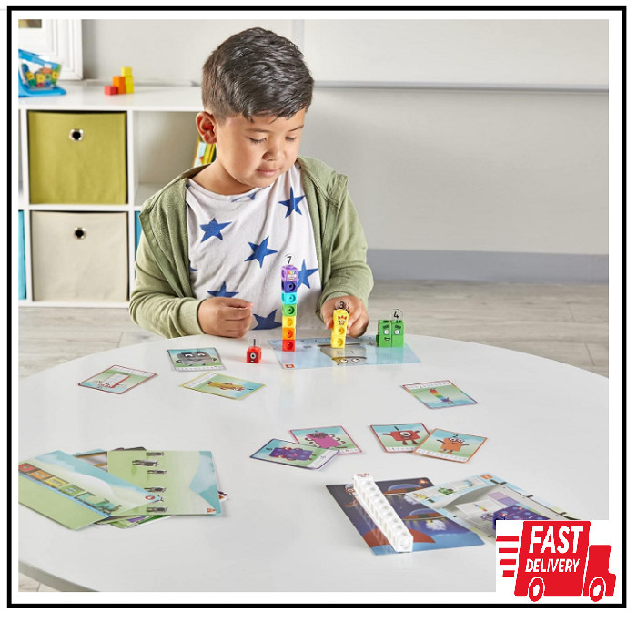 Mathlink Cubes Number blocks1-10 Activity Set, 30 Preschool Learning Activities,