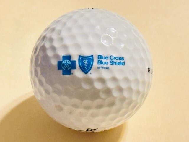 Golf Ball w/ Logo - Blue Cross Blue Shield
