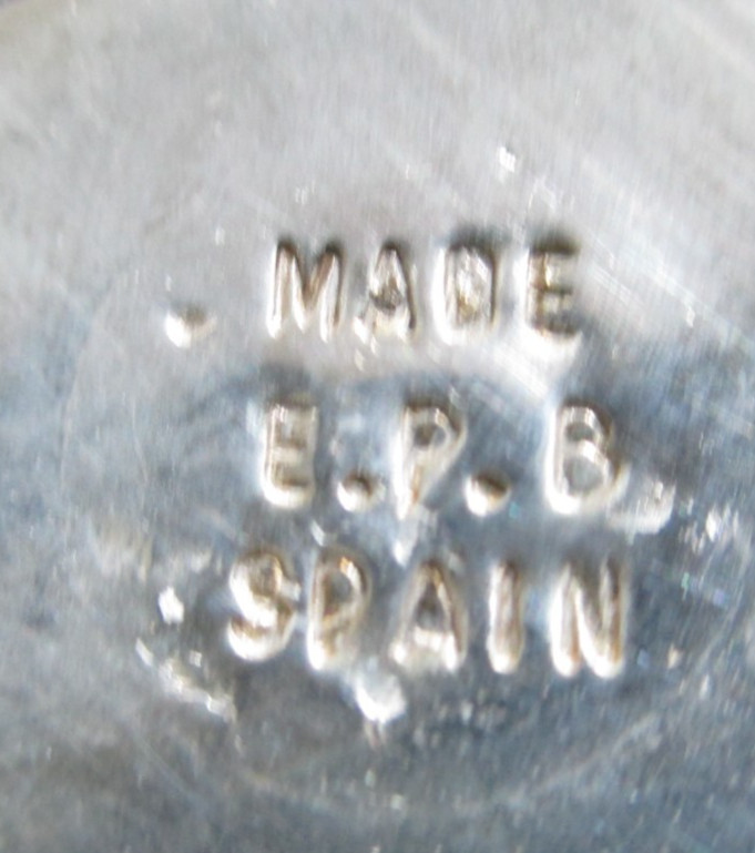 Vintage Silver-Plated Wine Water Stemware Spain Set of 8 Twisted Grapevine Stem