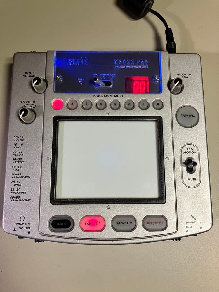 Korg KP2 Kaoss Pad Dynamic Effects Controller AC Adapter #0004