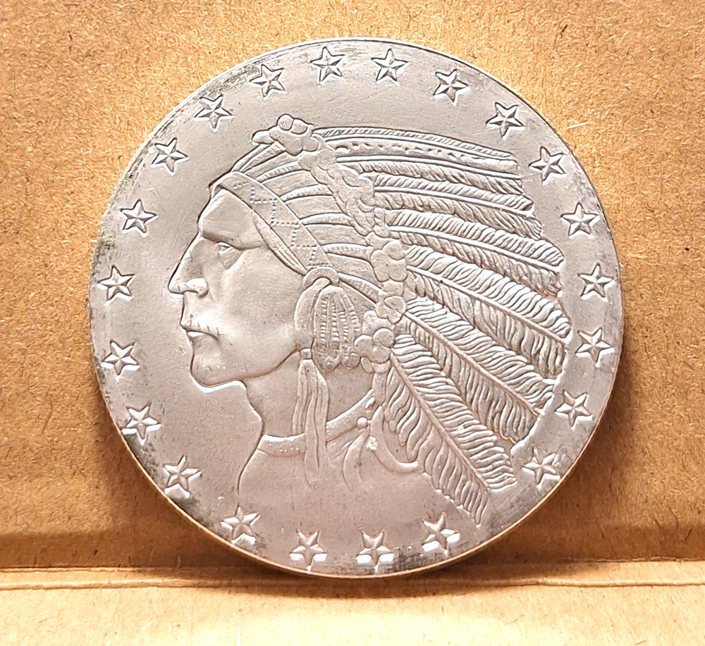 1 Troy Oz Indian Head Pure Silver Rounds .999 🇺🇸  American Eagle Coin