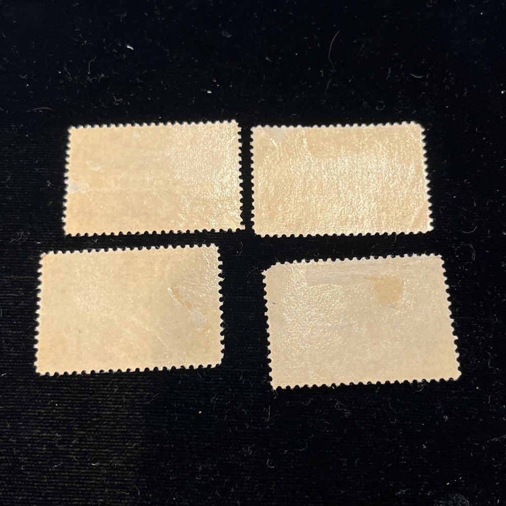 US Stamp # 372 . 2 Cent. Mint Disturbed & Hinge Thin 4 Pc Make Offers !!!! Lot 2