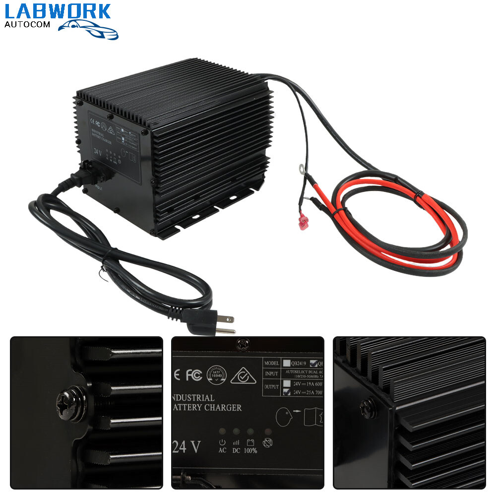 For SkyJack 3015 3219 3220 3226 4620 4626 4832 24V 25A Battery Charger #161827