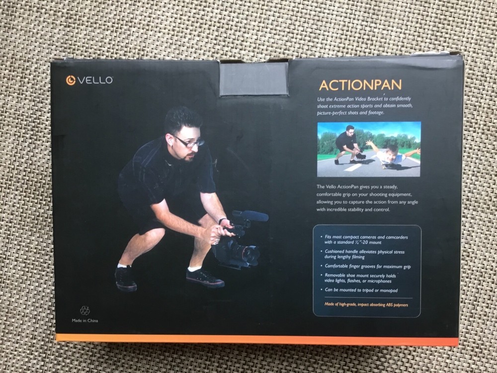 Vello ActionPan Professional Grade Stabilizing Action Grip/Handle