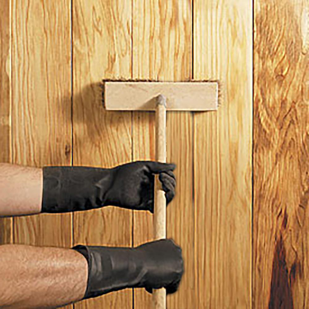 1 & 5 gal. #PFC-25 Dark Walnut Solid Color House and Fence Exterior Wood Stain