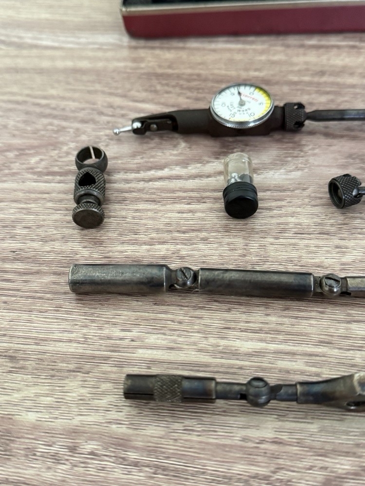 Starrett No. 711 Last Word Dial Test Indicator .001" - Mostly Complete - Read