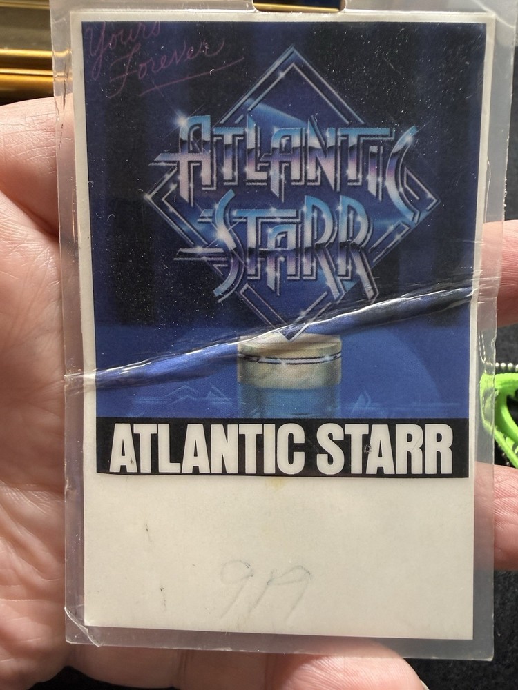 Atlantic Starr Backstage Passes Owned By Wayne Lewis & Barbara Weathers