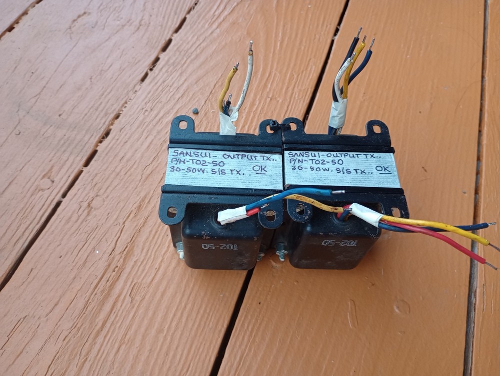 Sansui output transformer-solid State ,30-50 Watts-test Good