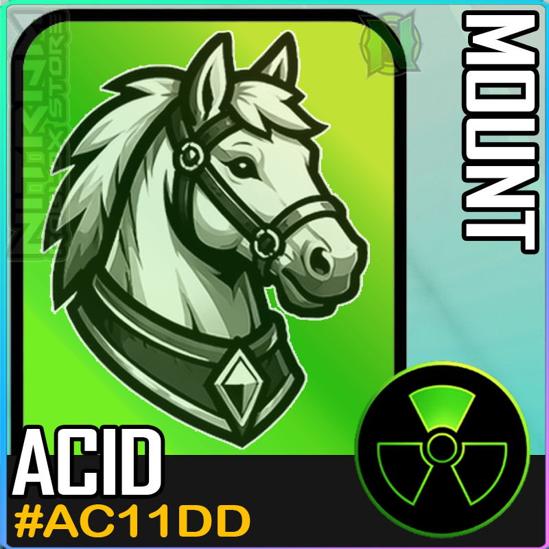 World Zero WZ - COSMETICS - #AC11DD (ACID) - MOUNTS