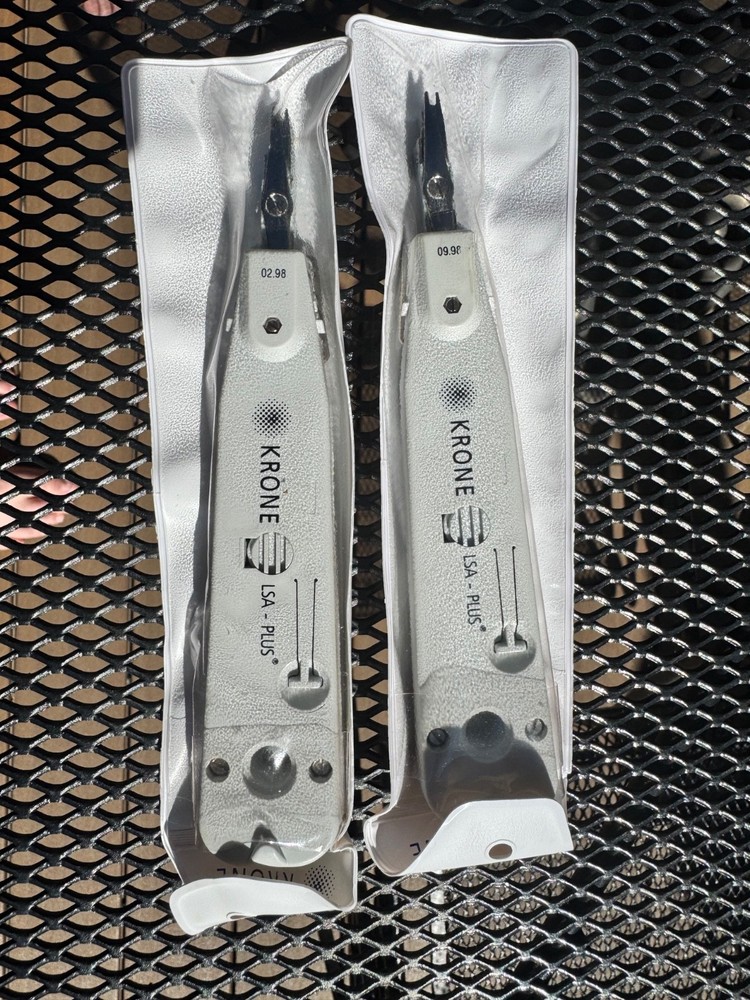 KRONE LSA-PLUS Punch Down Tool w/ Sensor 6647 2 055-01 Telecom Insertion