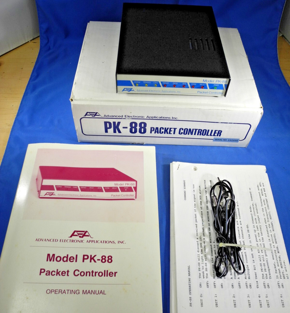 AEA Advanced Electronic Applications PK-88 Packet Controller w/ Daughter Board!