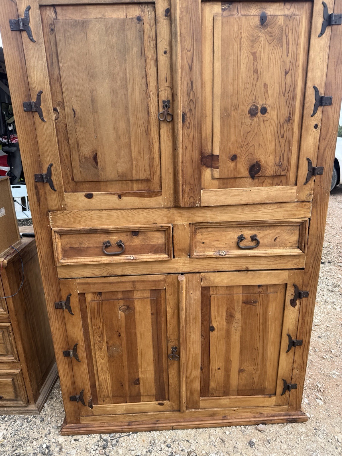 Mexican Pine Dresser With Some Damage