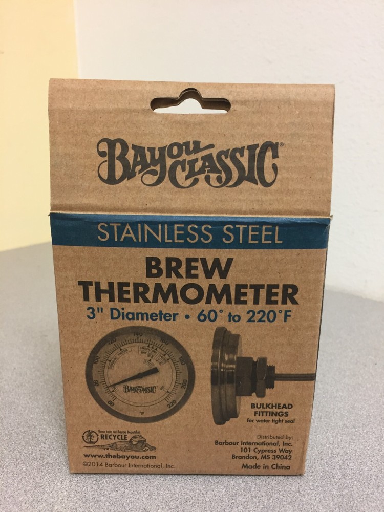 Bayou Classic Analog Brew Thermometer