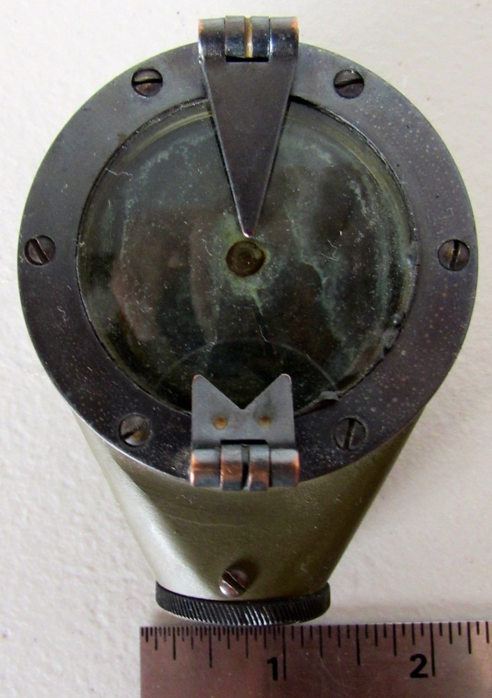 Vintage RARE Marching Compass MarkVII Model E U.S.E.D Sperrygyroscope Co NY