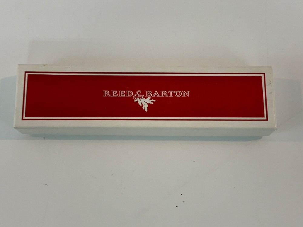 Reed and Barton Silverplate “A Christmas Carol” 1st Edition Spoon with Orig. Box