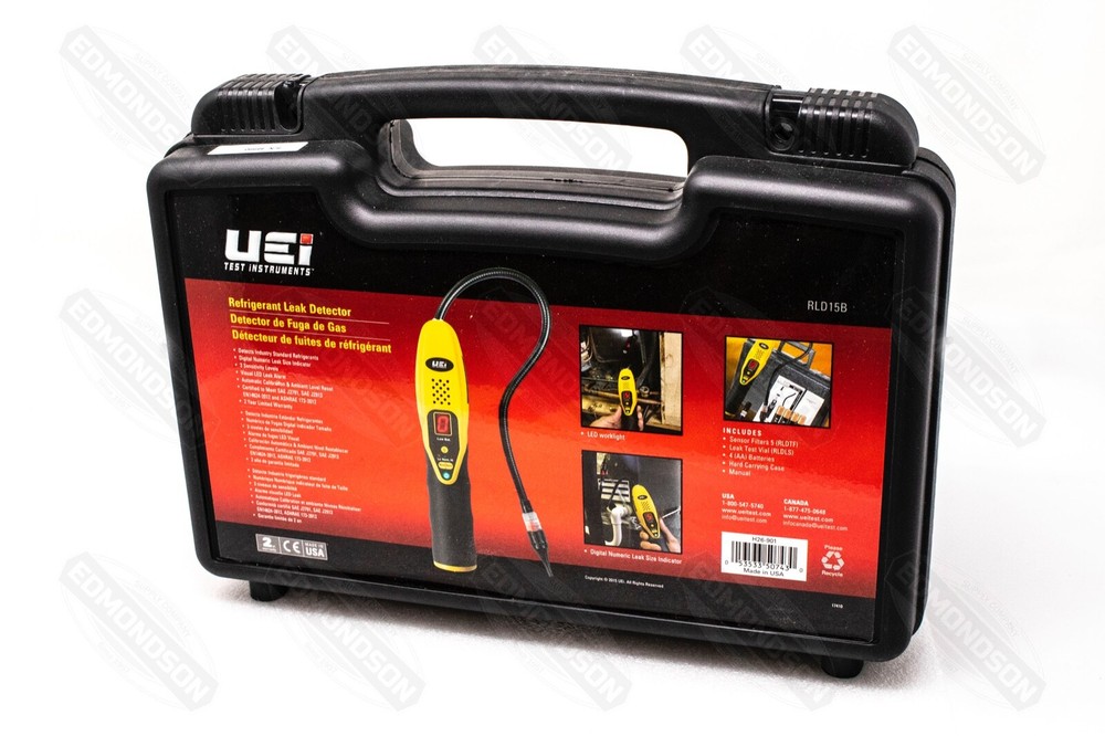UEi RLD15B Refrigerant Leak Detector w/ Solid Electrolyte Sensor