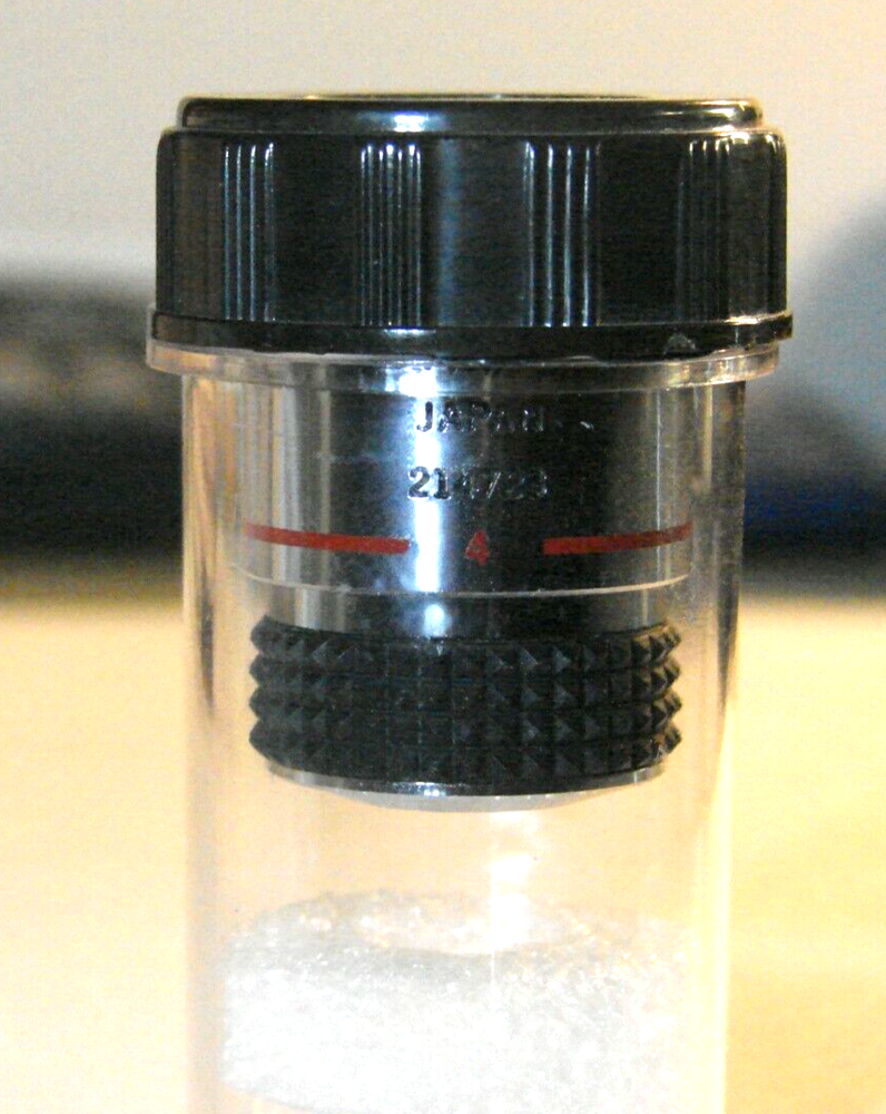 Olympus SPLAN 4 Microscope Objective 4x 0.13 NA 160 / -