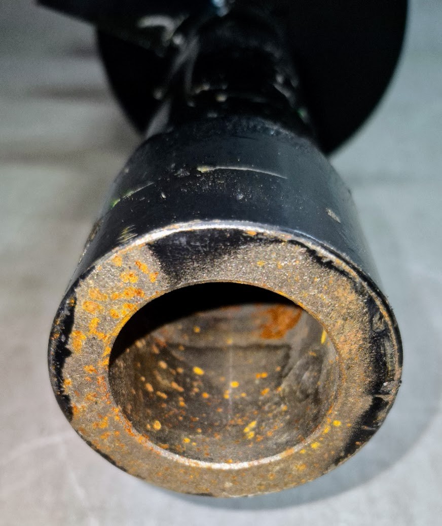 8 in Heavy-Duty Post Hole Auger Bit Universal Thread NOS