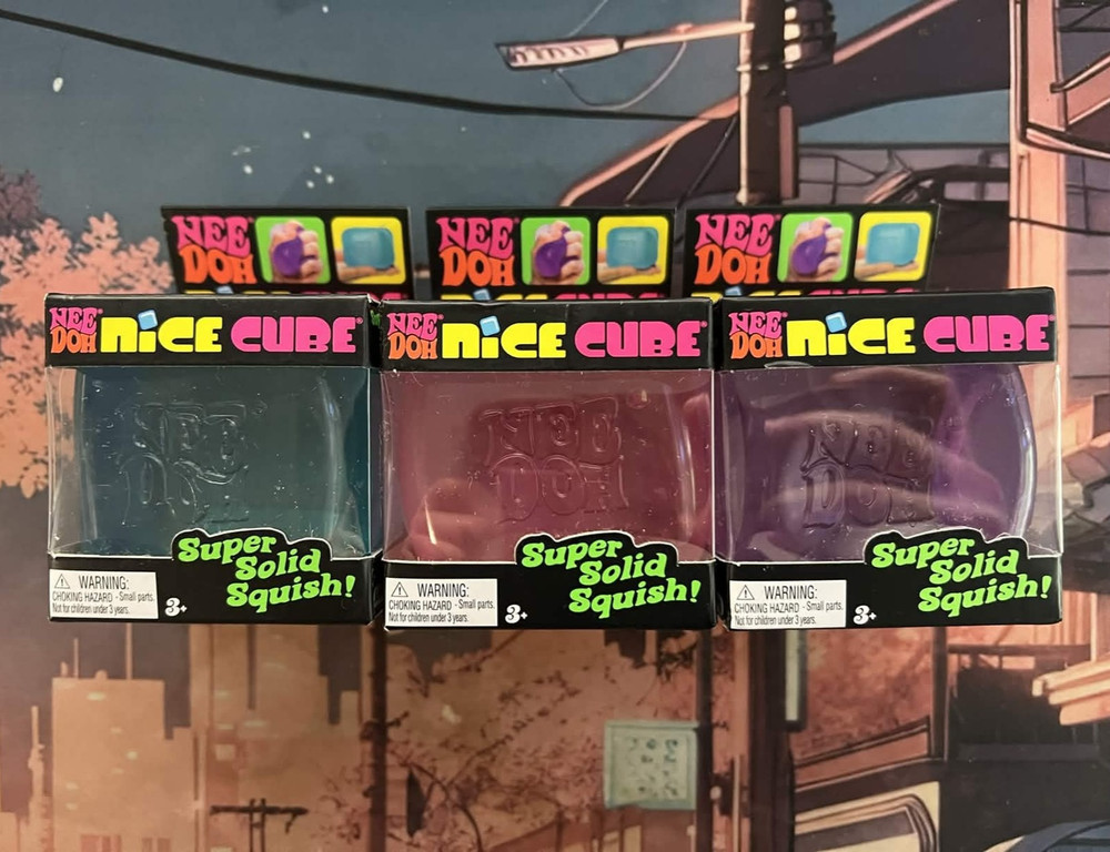 Needoh HOT 🔥 VIRAL TIKTOK NICE CUBE SUPER SOLID SQUISH NEE DOH - COMPLETE SET!