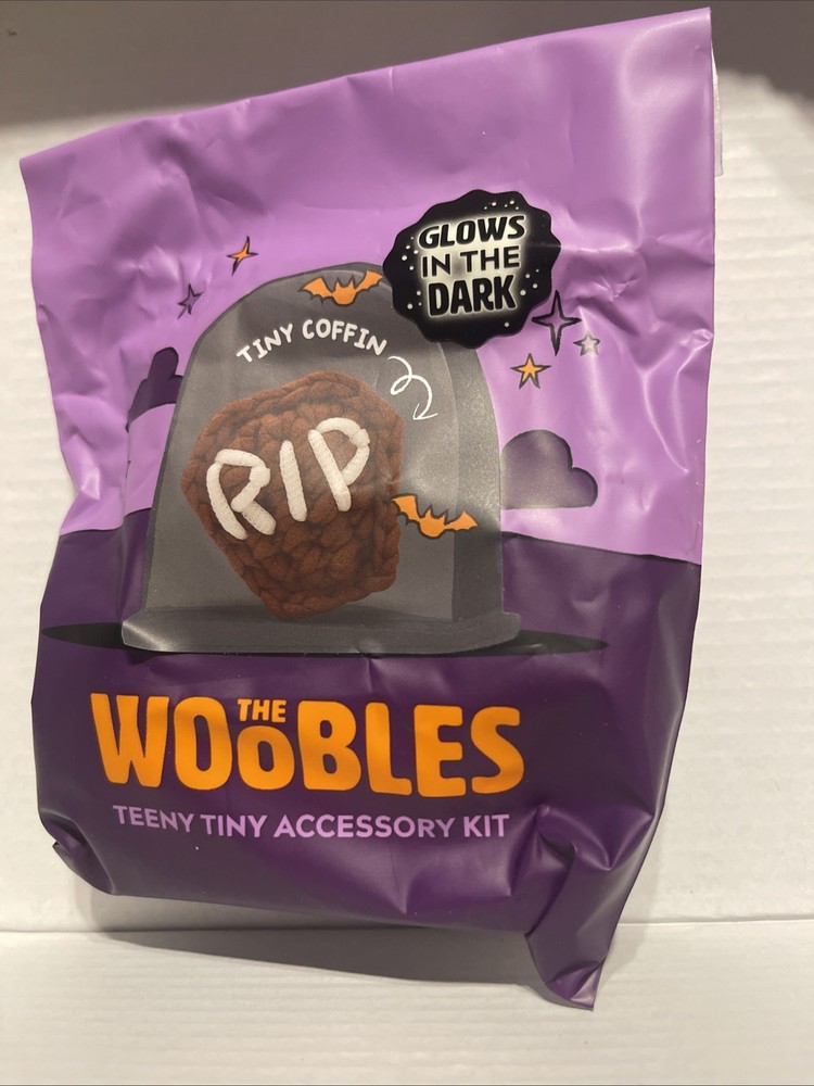 The Woobles Tiny Coffin Accessory Kit - Halloween - RIP