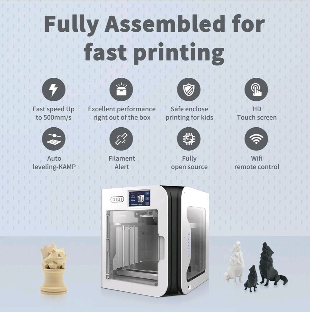 R QIDI TECHNOLOGY X-Smart3 3D Printer New Generation