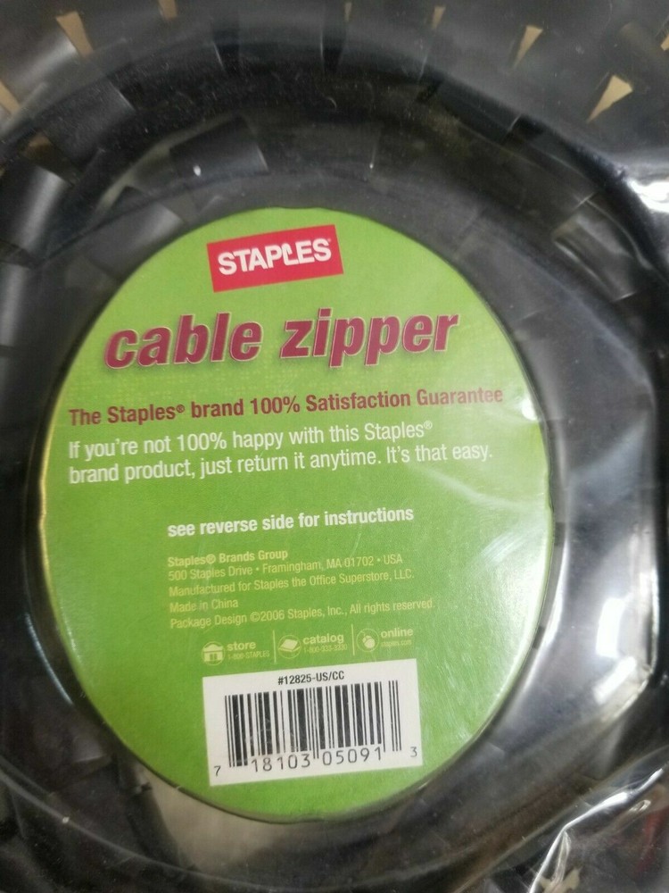 NIP STAPLES Cable Zipper Wire Manager