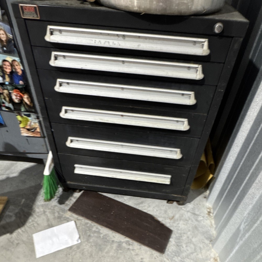 Lyon Modular Drawer Cabinet Multiple Drawers Workspace Storage Black