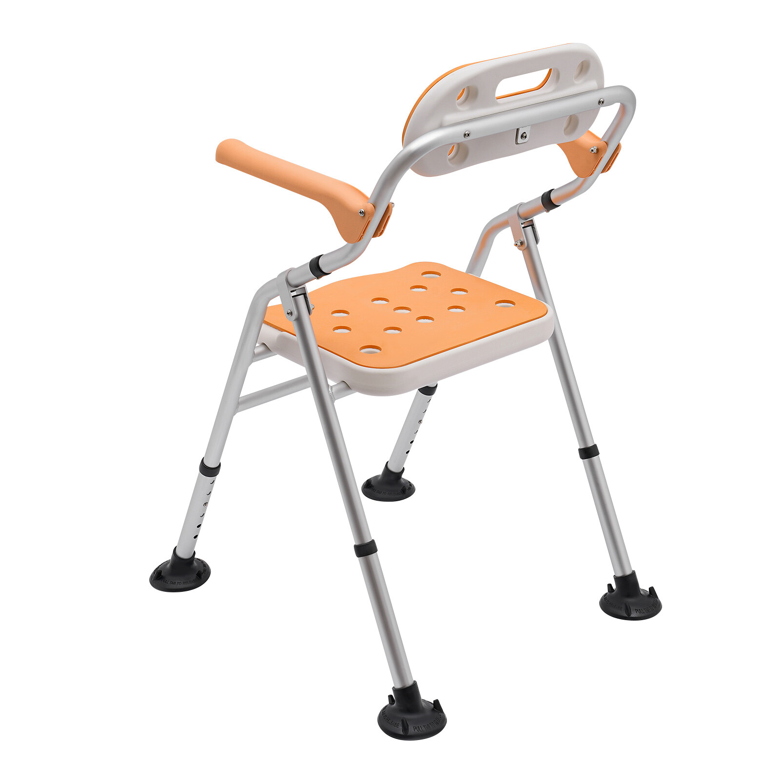Foldable Shower Seat Folding Bath Chair Bathroom Shower Chair Height Adjustable