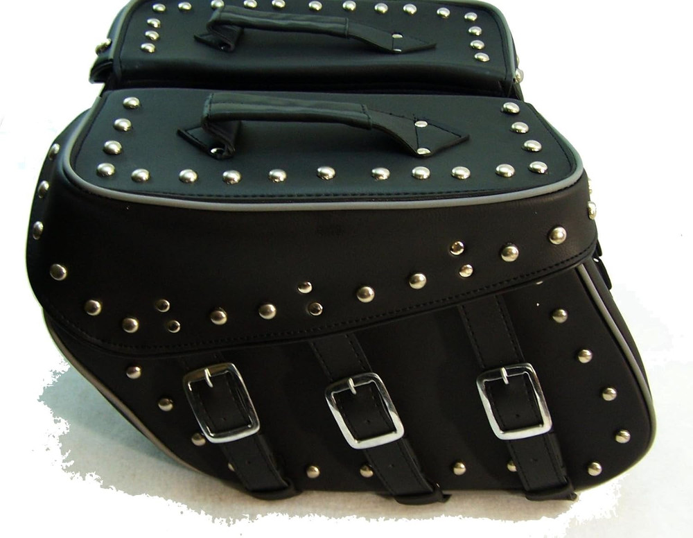 Motorcycle Saddlebags Quick Release Zip off with Pockets