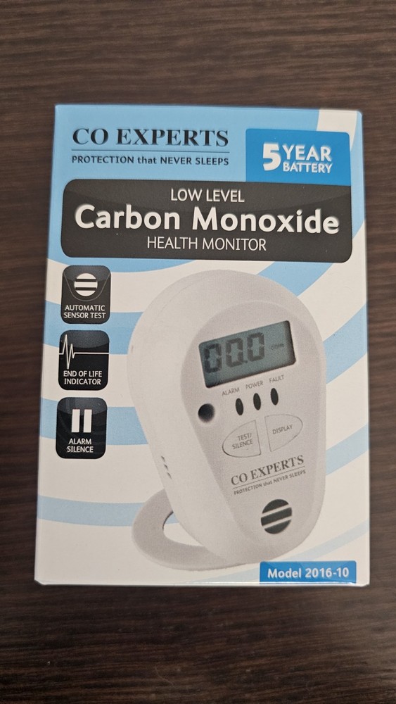 Low Level Carbon Monoxide Detector CO Experts