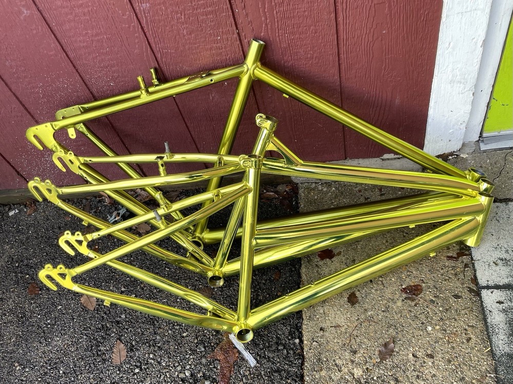 Unknown Prototype Frames - Pick One - Hybrid Mountain Style Bikes Gold