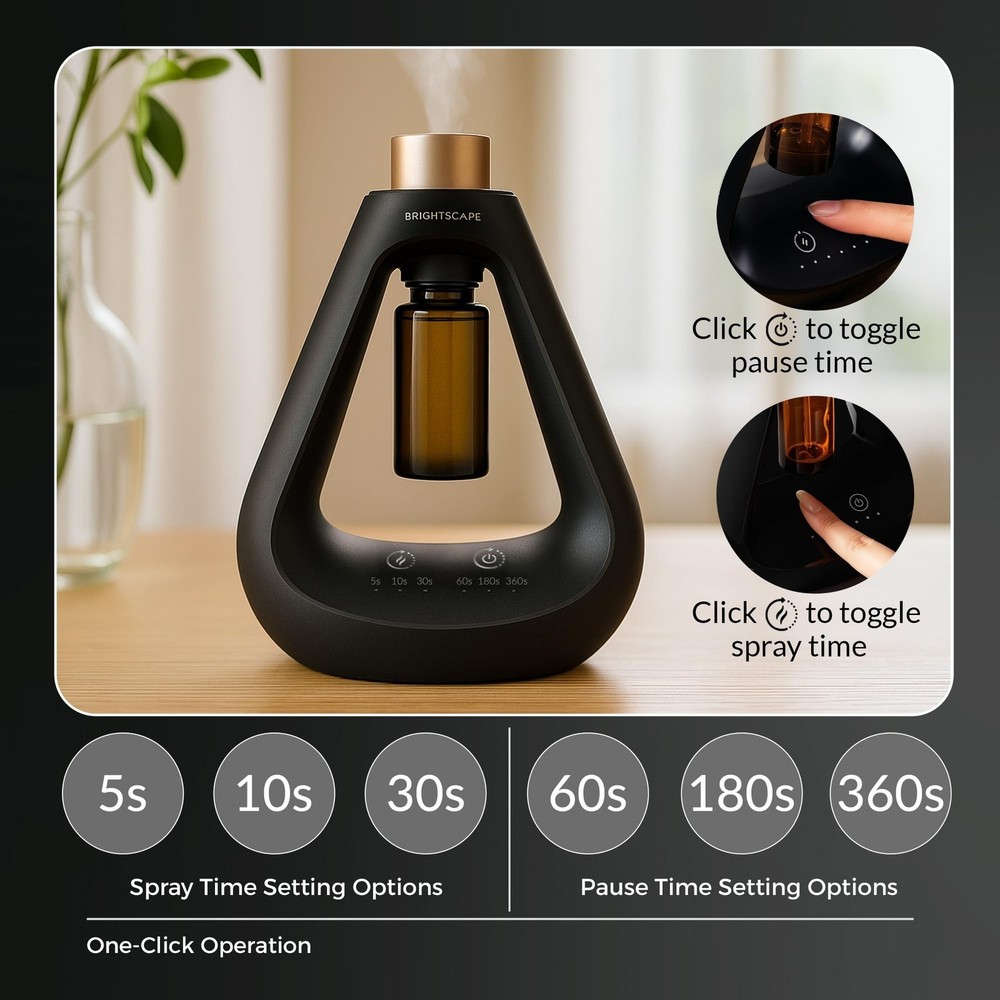 Waterless Diffuser – Battery Operated Hotel Scent Diffuser – Portabl