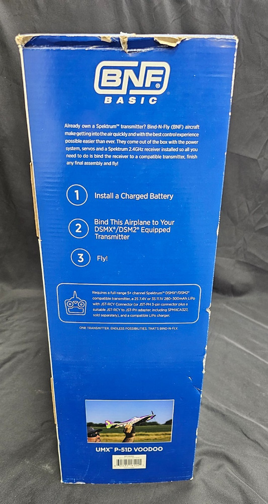 Horizon Hobby E-flite UMX P-51D VOODOO Bind-N-Fly Basic RC Plane