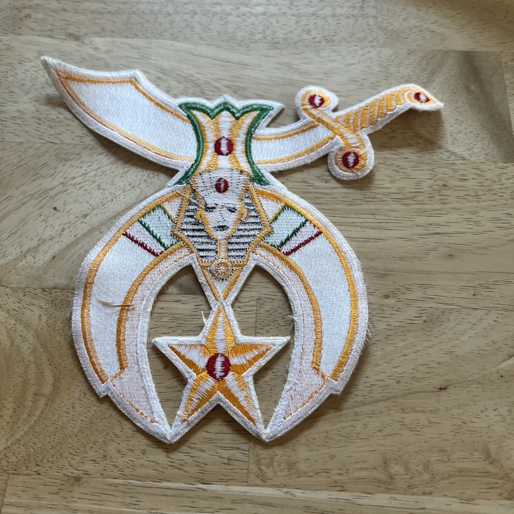 VTG Masonic Shriner Large Sew-On Patch New