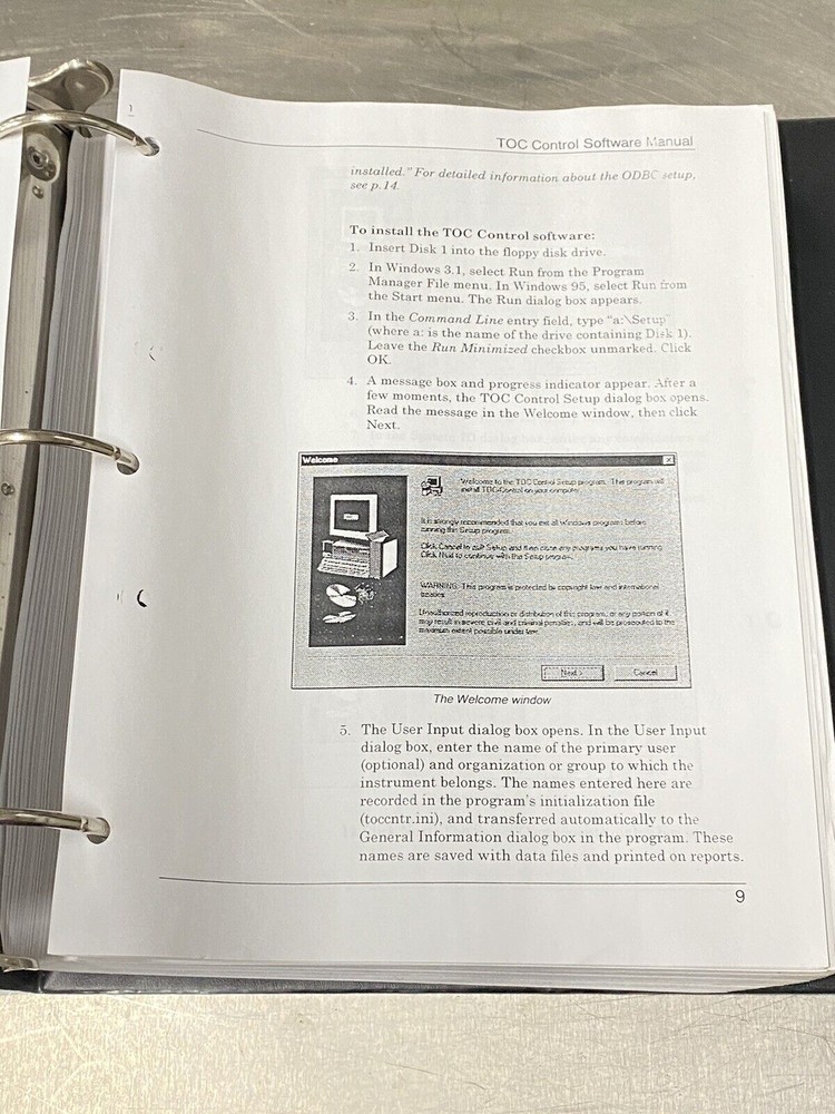 Shimadzu TOC Control Software Manual - Users Guide / Instruction Manual