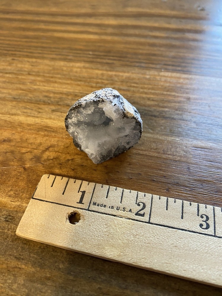 Small White Geode Rock